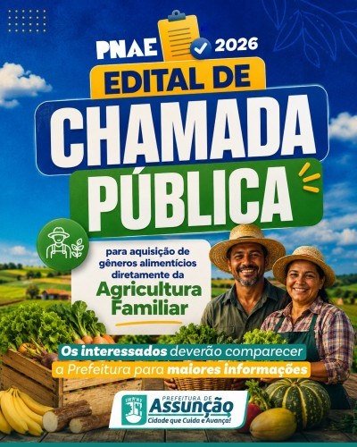 EDITAL CHAMADA PÚBLICA 2026